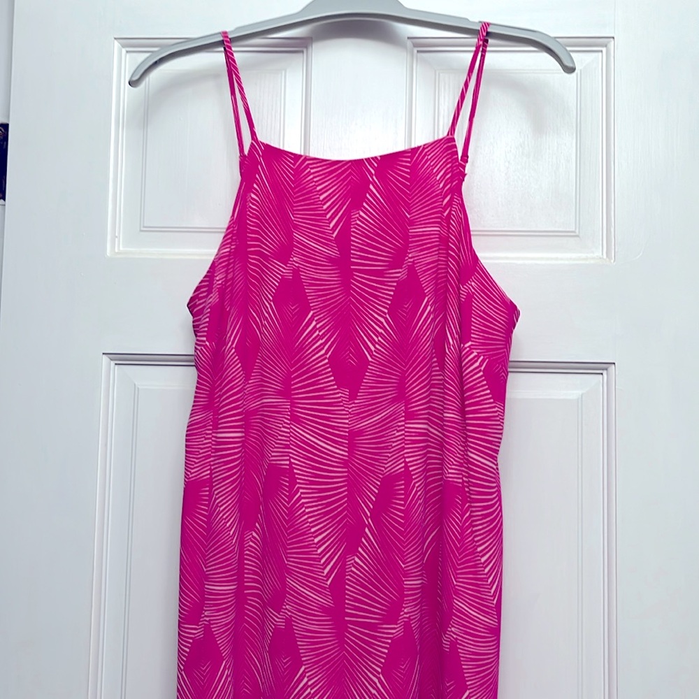 Vince Camuto Pink Palm Leaf Maxi Dress • Women’s Size XS • Brand New Condition